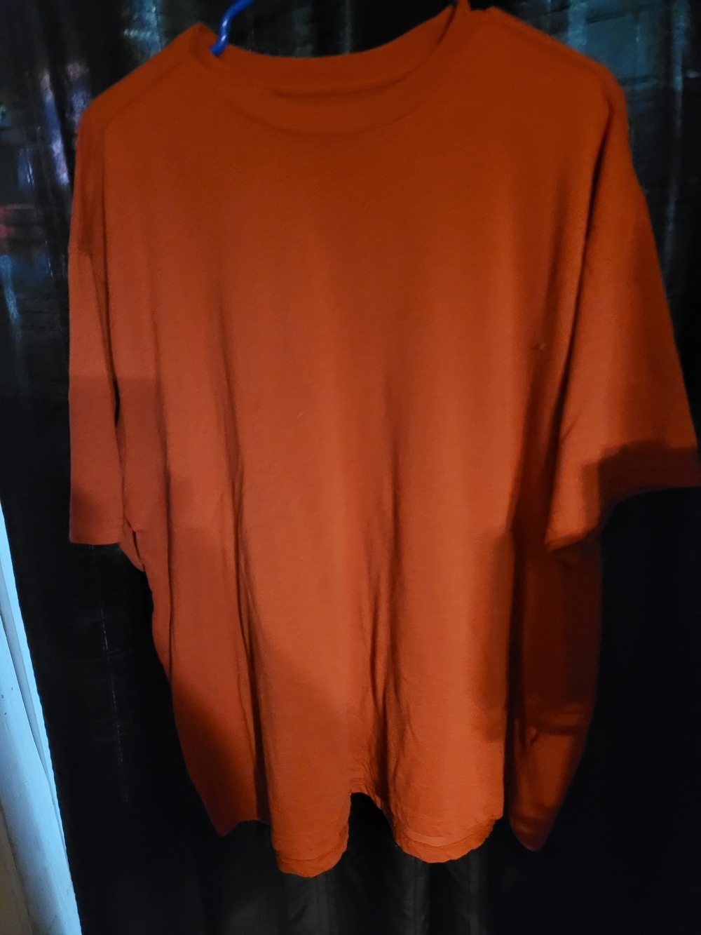 Men's Short-Sleeve Crewneck T-Shirt in Rust Orange